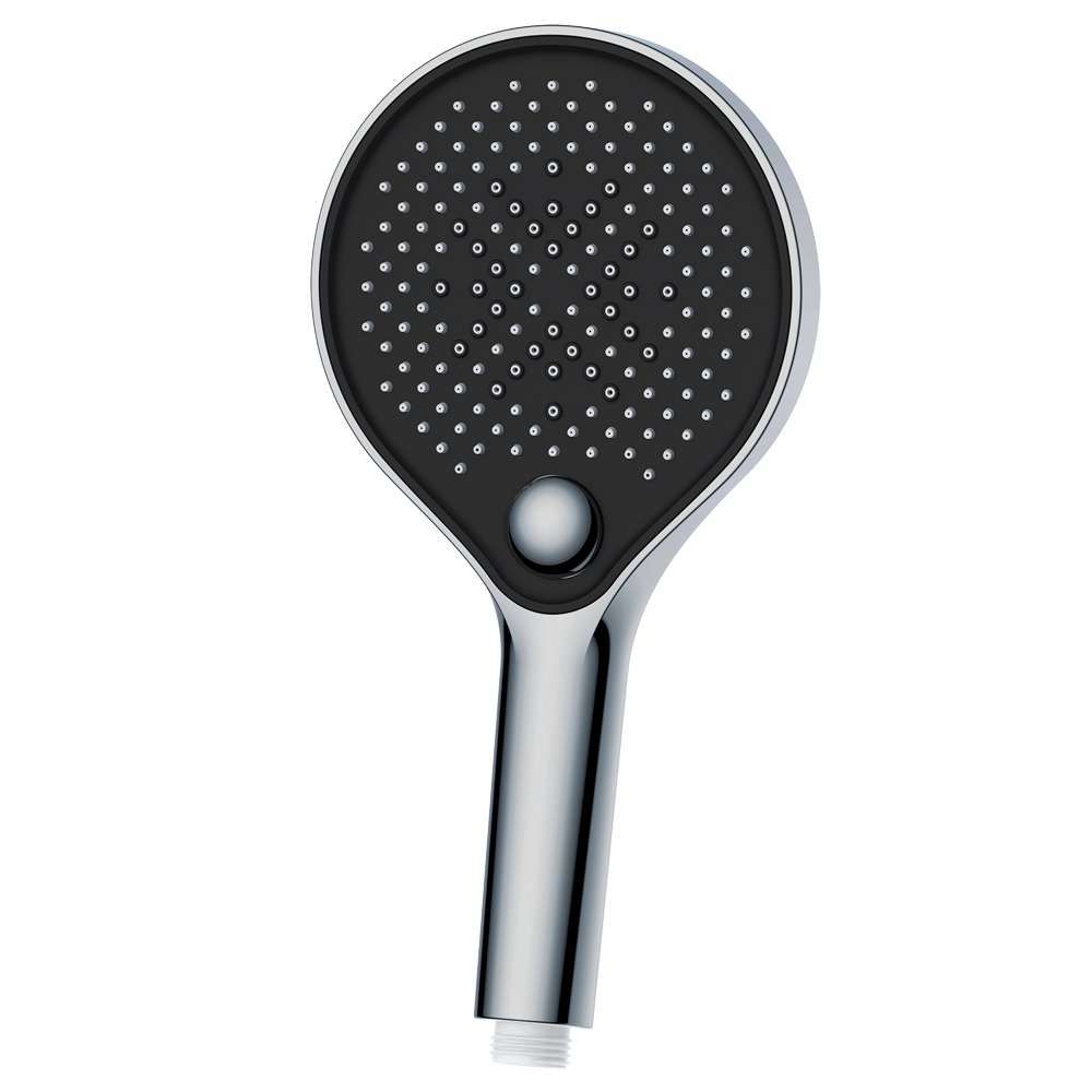 Inter Ceramic tuš ručica, 3 funkcije 13cm abs kromirana/crna slika 1