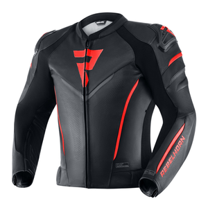 Rebelhorn Fighter Black/Red kožna jakna