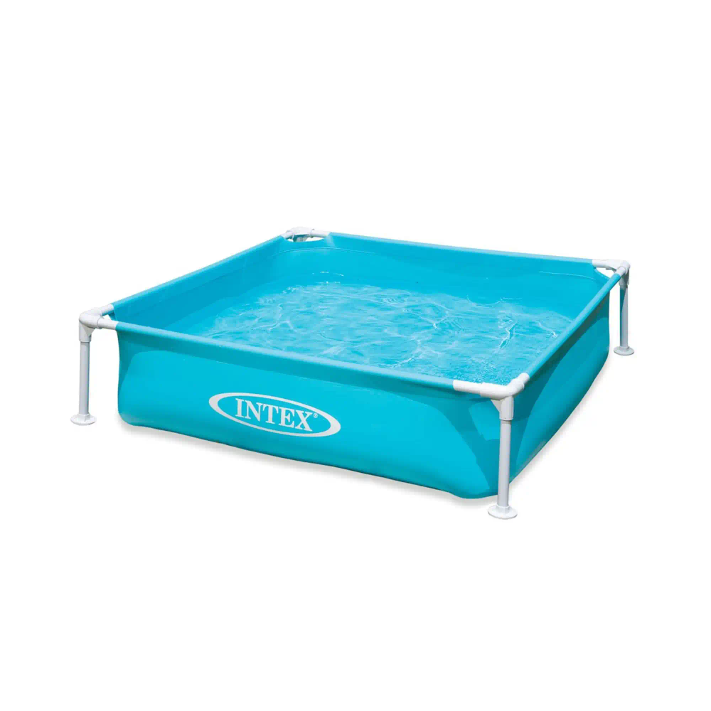 Intex bazen metalna konstrukcija plavi mini 122x122x30 cm 57173NP slika 1