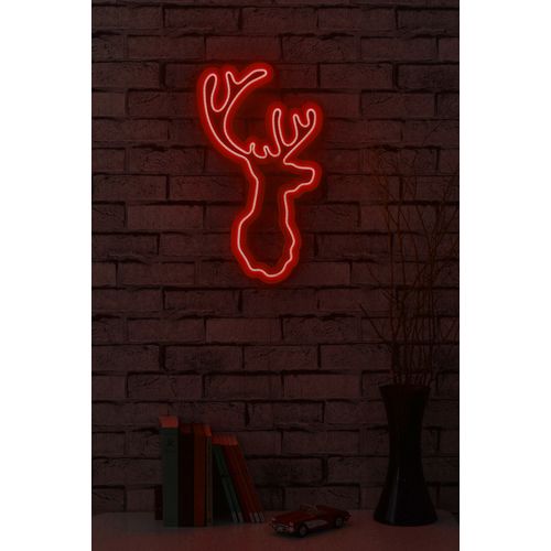 Wallity Ukrasna plastična LED rasvjeta, Deer - Red slika 2