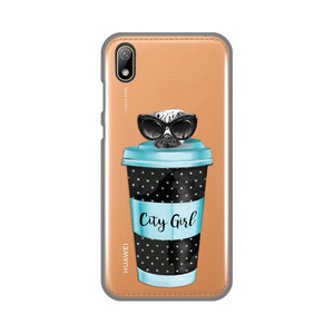 Torbica Silikonska Print Skin za Huawei Y5 2019/Honor 8S 2019/2020 City Coffee