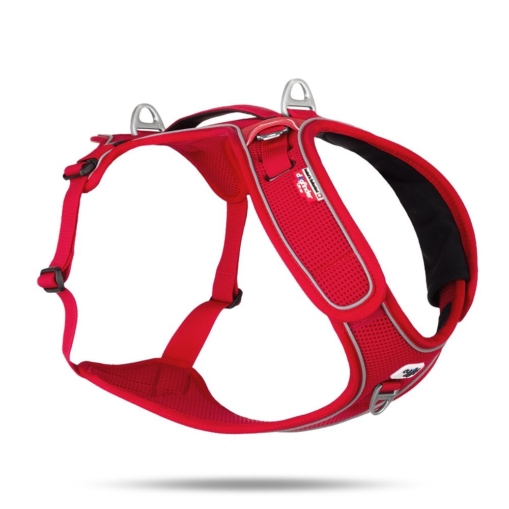 Curli oprsnica za pse Belka Adjustable Neck, crvena slika 1