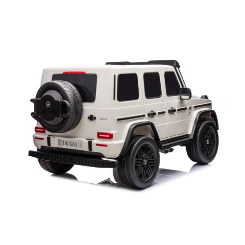 Licencirani auto na akumulator Mercedes Benz G63 AMG XXL 4x4 - dvosjed - bijeli slika 4