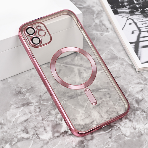 Torbica Magsafe Lux za iPhone 11 6.1 roze slika 5