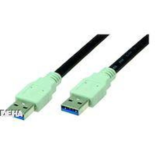 Bachmann USB kabel USB 3.2 gen. 1 (USB 3.0) USB-A utikač, USB-A utikač 1.00 m crna, siva  918.176 slika 3