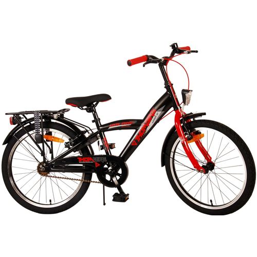 Volare Thombike 20" dječji bicikl s dvije ručne kočnice crno-crveni slika 3