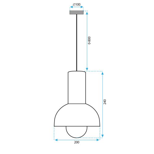 Stropni luster APP1083-1CP slika 13