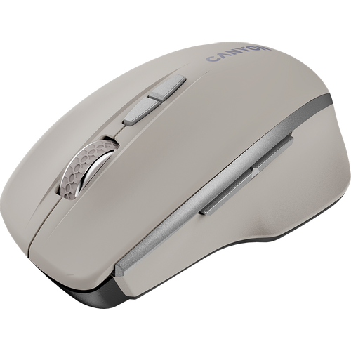 CANYON MW-21, 2.4 GHz Wireless mouse ,with 7 buttons, DPI 800/1200/1600, Battery: AAA*2pcs,Cosmic Latte,72*117*41mm, 0.075kg slika 4
