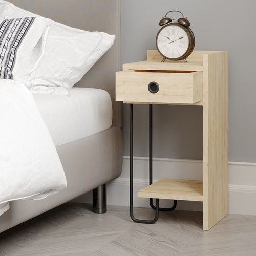 Sirius Right - Oak Oak Nightstand slika 11