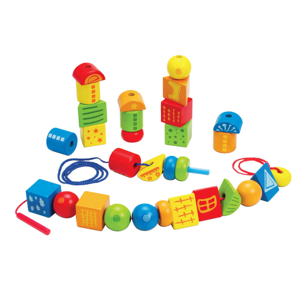 Hape Drveni oblici String-Along Shapes E1019B  slika 1