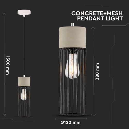 Viseće lampe — CONCRETE • 3 kom. slika 5