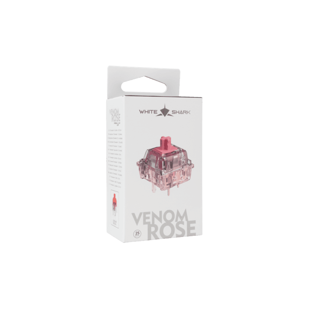WHITE SHARK PL Mehanički prekidač za tastaturu VENOM ROSE-25 / 25 KOM slika 5