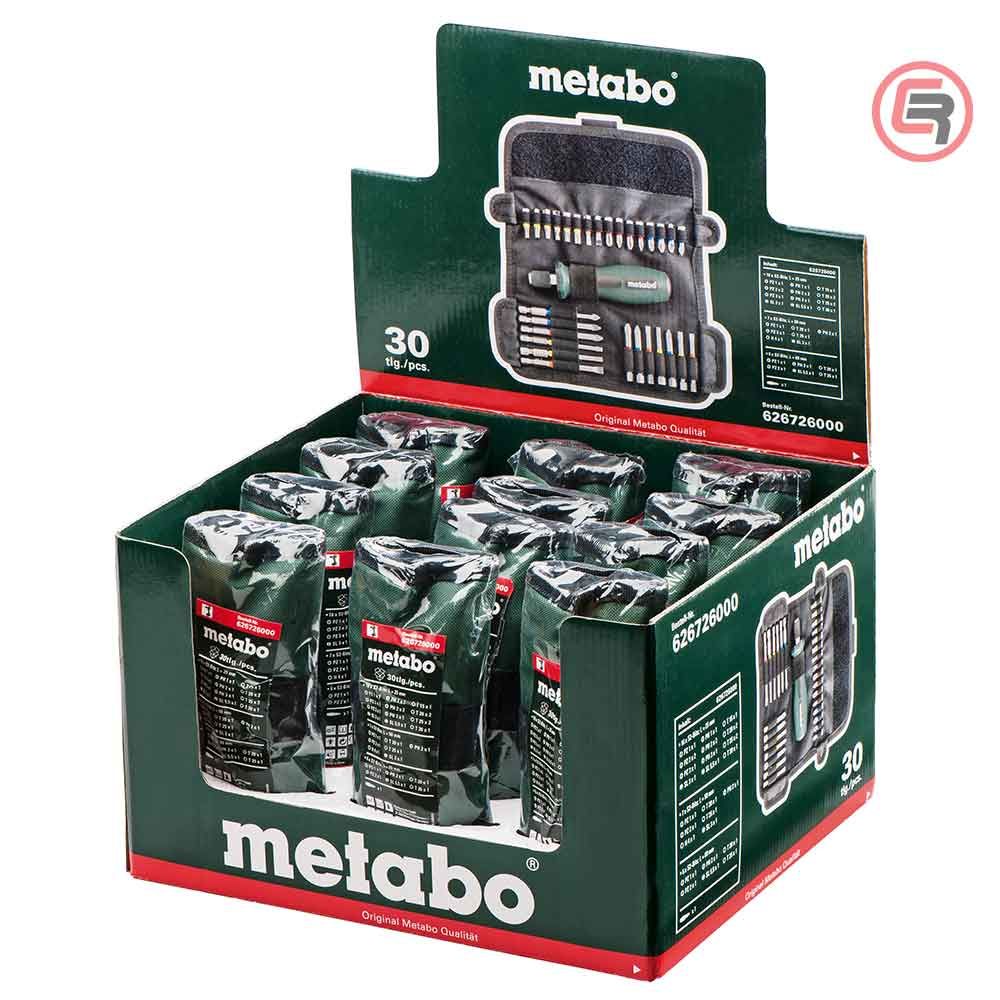 Metabo Set Bitova + Ručka Za Bitove + Torbica “SP” 30 dijelni – 626726000 slika 2