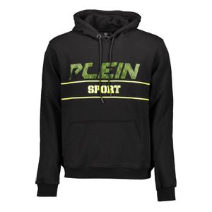 PLEIN SPORT SWEATSHIRT WITHOUT ZIP MAN BLACK