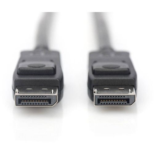 Digitus DisplayPort priključni kabel DisplayPort utikač, DisplayPort utikač 2.00 m crna AK-340106-020-S Ultra HD (8K), pozlaćeni kontakti DisplayPort kabel slika 3
