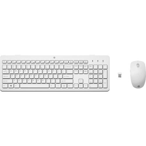 Tastatura+miš HP 230 bežični set US 3L1F0AA bela slika 1