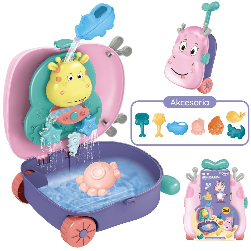 Woopie set pijeska 3u1 jelen kofer + igračka za vodu slika 3