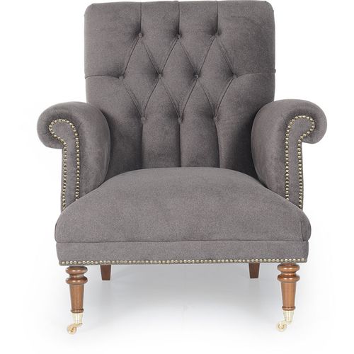 London Grey Wing Chair slika 2