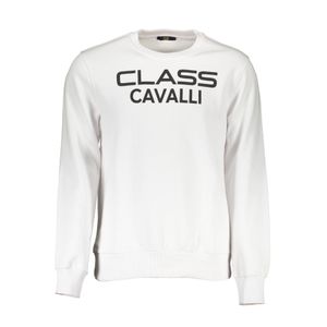 CAVALLI CLASS Muška Bijela Majica bez Patentnog Zatvarača