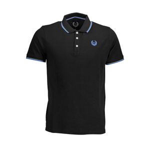 GIAN MARCO VENTURI POLO SHORT SLEEVE MAN BLACK