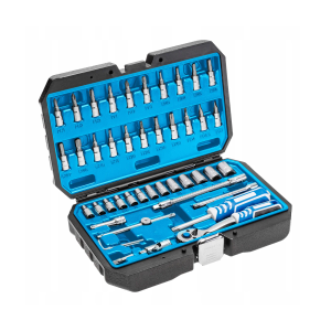 Högert  Set nasadnih ključeva 1/4" 46-dijelni, CrV/CrMo, račna 72 zuba