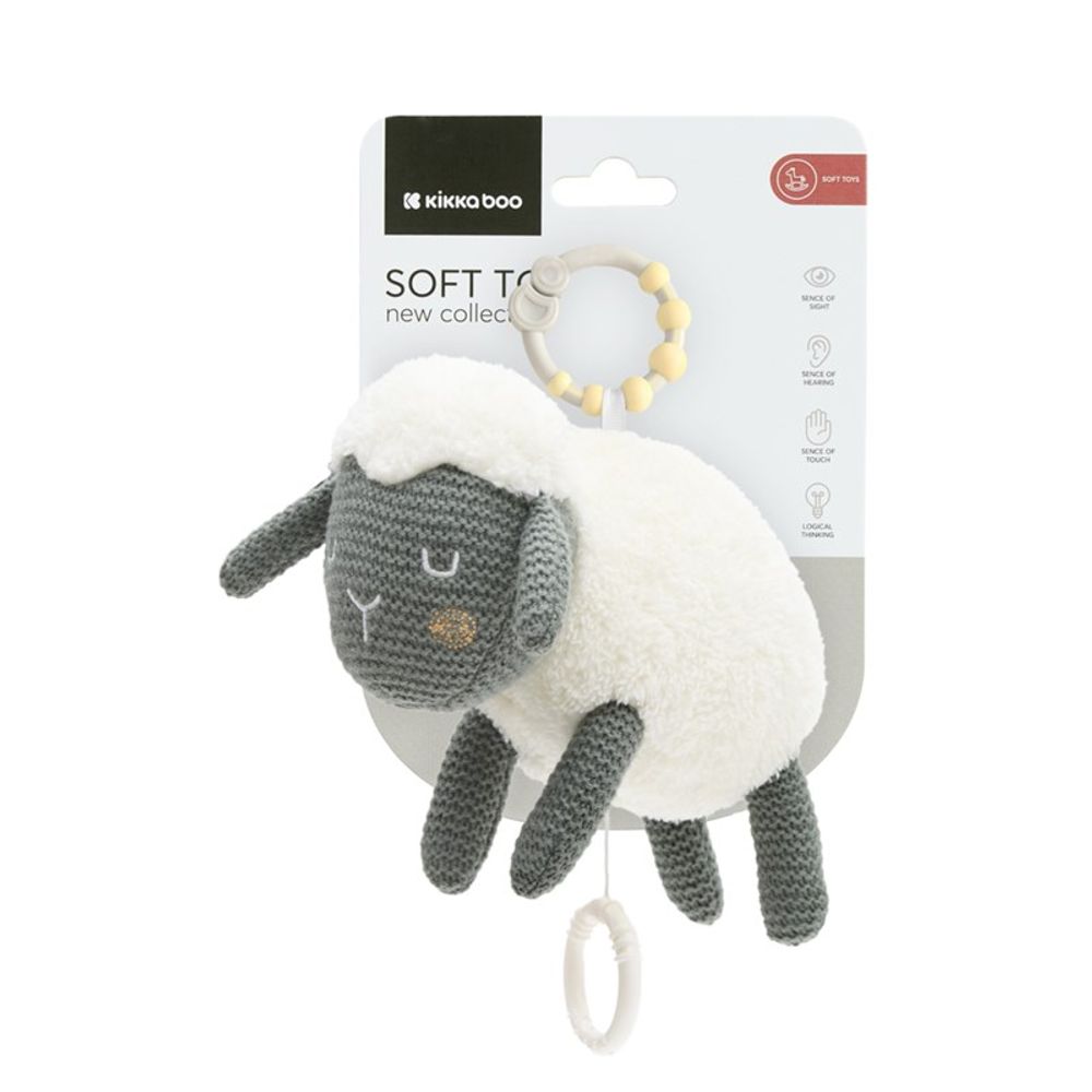 Kikka Boo Muzička igračka na potez Sleepy Sheep slika 2