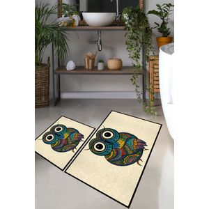 Set šarenih prostirki za kupatilo Flyer (2 komada)