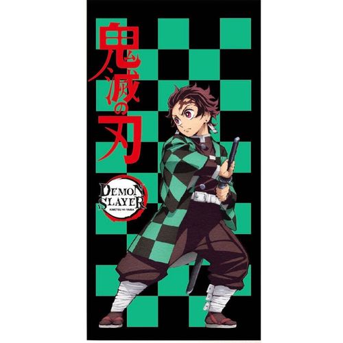 Demon Slayer Kimetsu no Yaiba Tanjiro Kamado microfibre beach towel slika 1