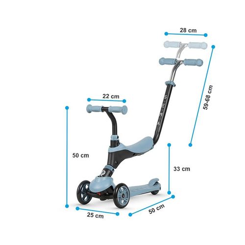 Coccolle Scooter Qplay Sema Plavi slika 8