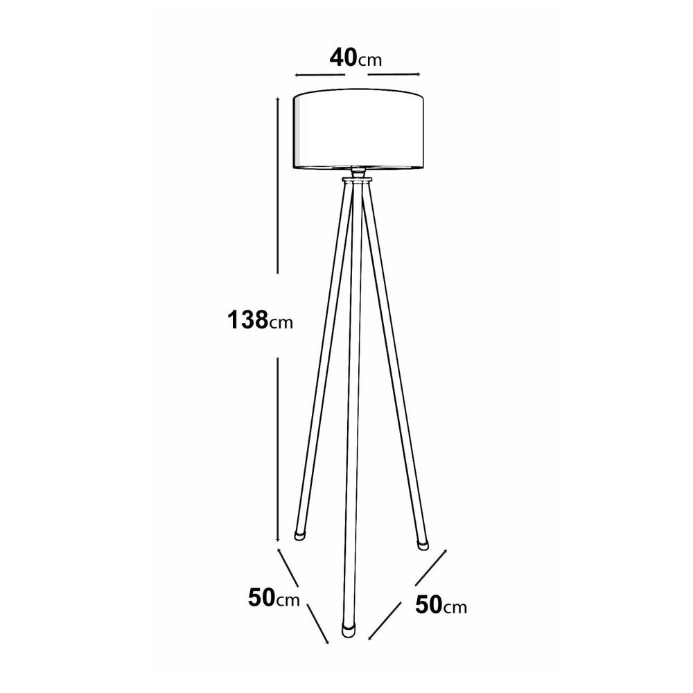 Podna Lampa KS-11101 u Boji: Krem i Crna slika 4