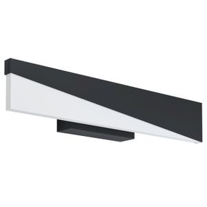 Eglo zidna lampa 'Isidro' - LED, 9W, dimabilna, crno/bijela