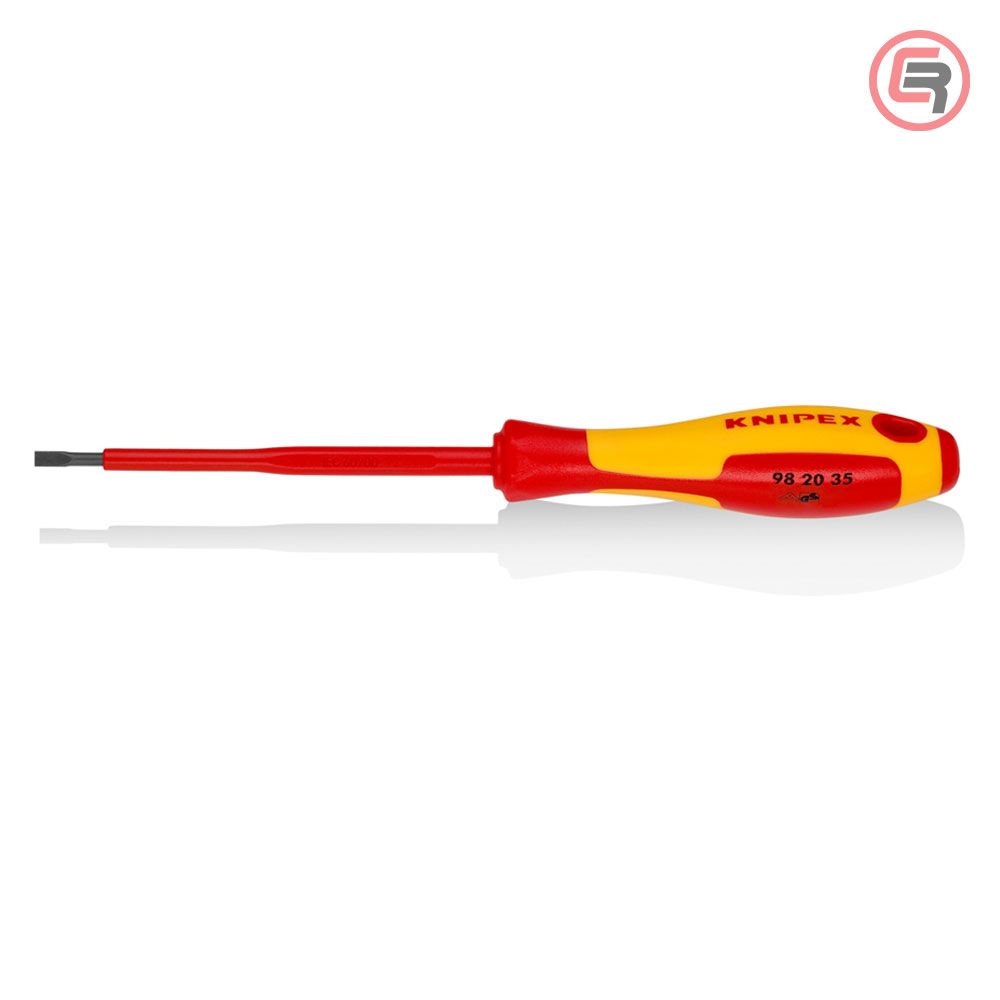 Knipex Odvijač Plosnati VDE 3,5 x 100 / 202 mm 1000V – 98 20 35 slika 1