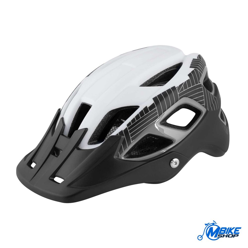 Force Kaciga Aves MTB White/Black Matt S-M slika 1