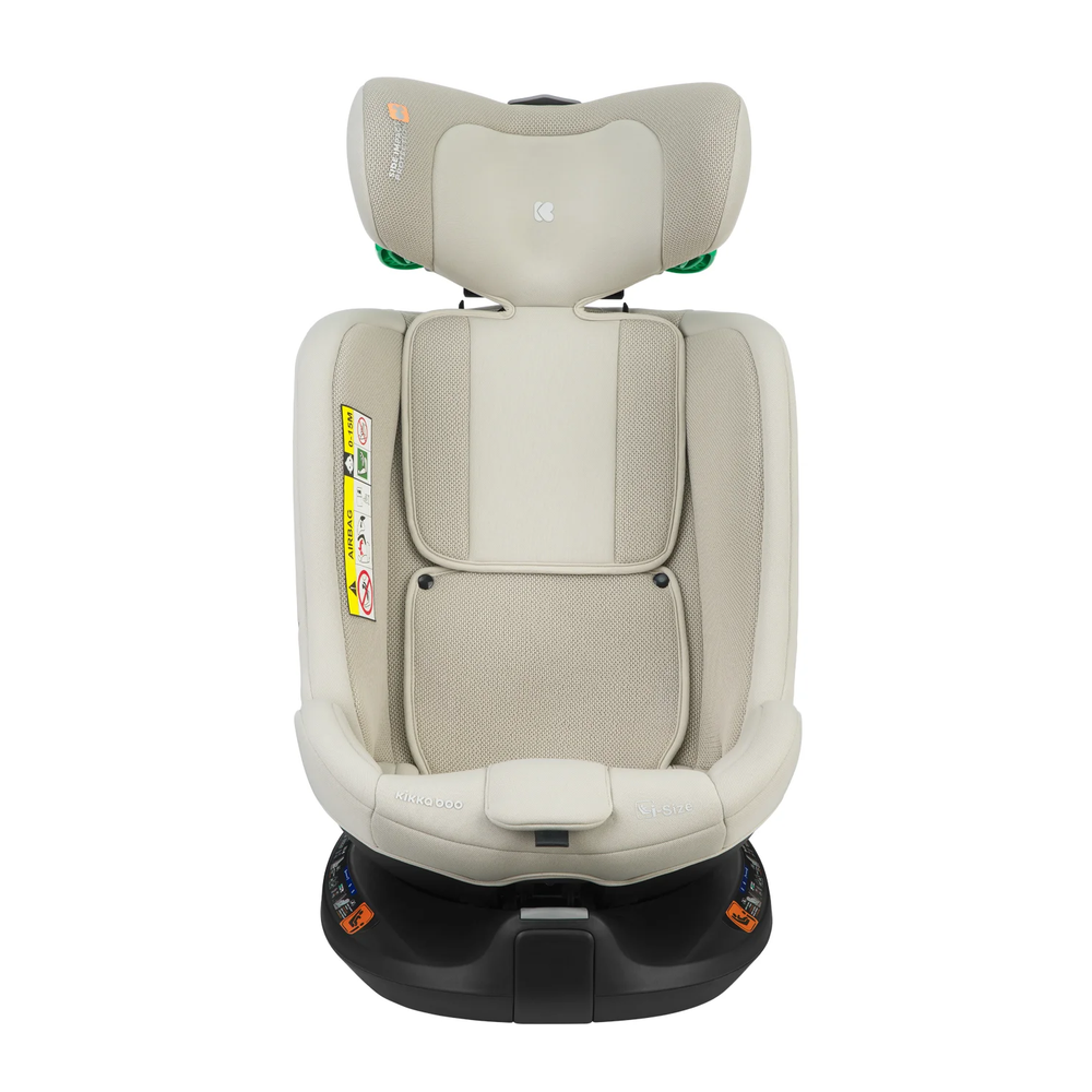 Kikka Boo Rotirajuća autosjedalica 40-150cm I-Van i-Size Isofix, Light Beige slika 4
