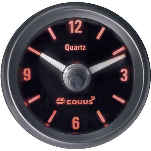 Equus 656789 ugradbeni instrument za motorna vozila analogni kvarcni sat  4 LED diode plava, zelena, žuta, crvena 52 mm slika 3