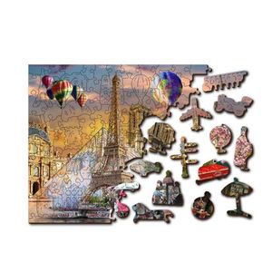 Wooden City Drvene puzzle - Pariz L