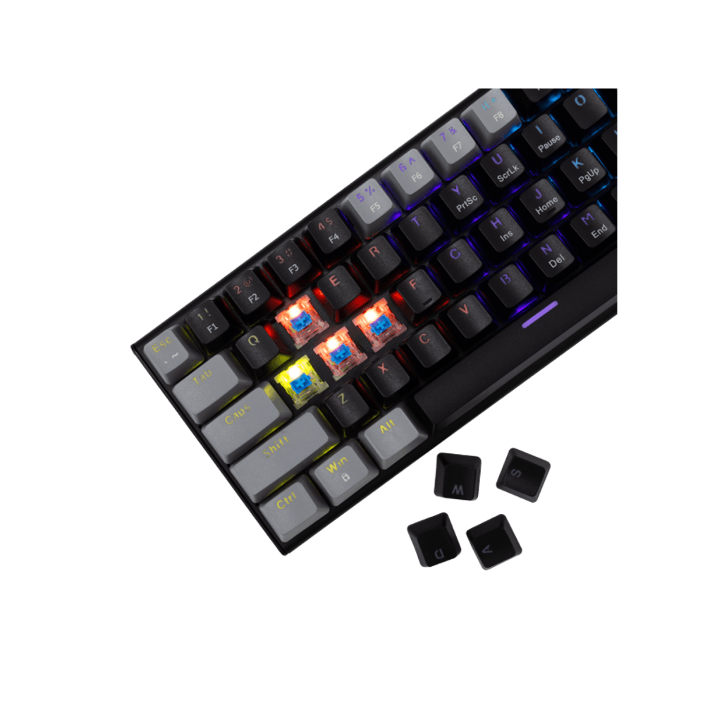 WHITE SHARK Tastatura GK-002121V2 WAKIZASHI-2 / US, plavi prekidači slika 2