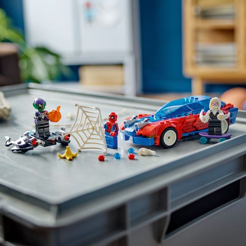 LEGO® SUPER HEROES 76279 Spider-Manov trkaći auto i Venom Green Goblin slika 3