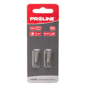 Proline bit nastavak 1/4" PZ2 25mm 2 kom 10664
