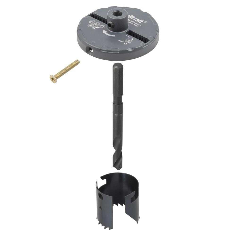 Wolfcraft Set Pila Za Rupe 60, 68, 74, 80, 95 mm / 33 mm / 5 dijelni - 2162000 slika 4