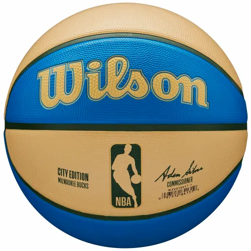 Wilson nba team city edition milwaukee bucks ball wz4016517id slika 3