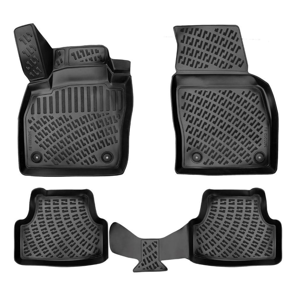 Gumene Patosnice za VW T-Cross 2019-- (3D Duboke Rizline) slika 1