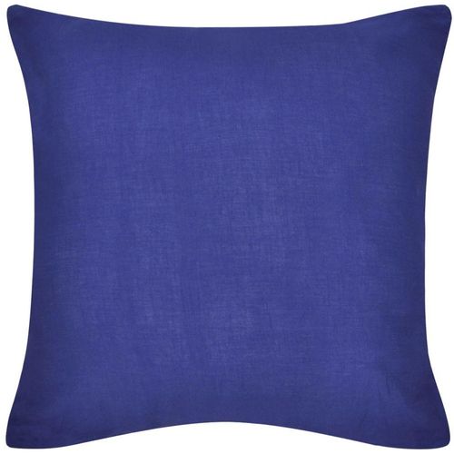 130919 4 Blue Cushion Covers Cotton 40 x 40 cm slika 1