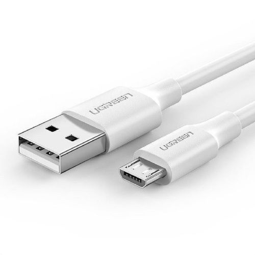 Kabel UGREEN, Micro USB (M) na USB 2.0 A (M), bijeli, 1.5m slika 1