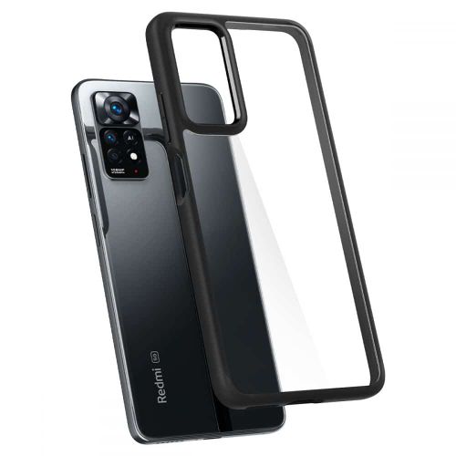 Spigen Ultra Hybrid maska za Xiaomi Redmi Note 11 Pro 4G/Note 11 Pro 5G, crna slika 2