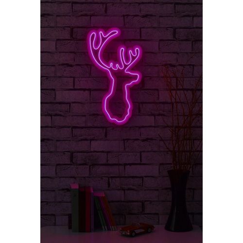 Wallity Ukrasna plastična LED rasvjeta, Deer - Pink slika 11