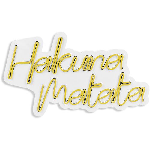 Wallity Ukrasna plastična LED rasvjeta, Hakuna Matata - Yellow slika 6