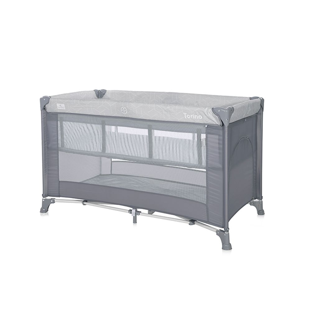 Lorelli Vikend krevetac Torino, Grey Striped Elements - 2 Nivoa slika 1
