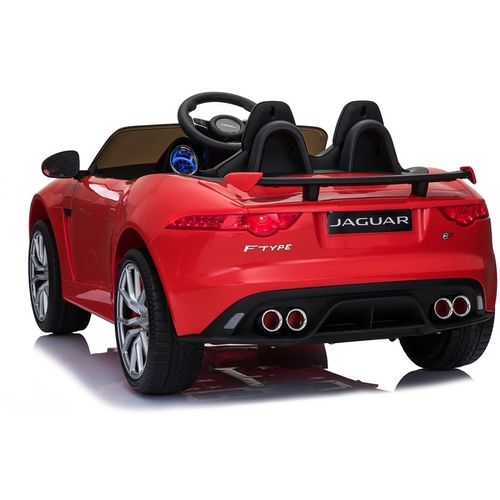 Licencirani auto na akumulator Jaguar F-Type - crveni/lakirani slika 4