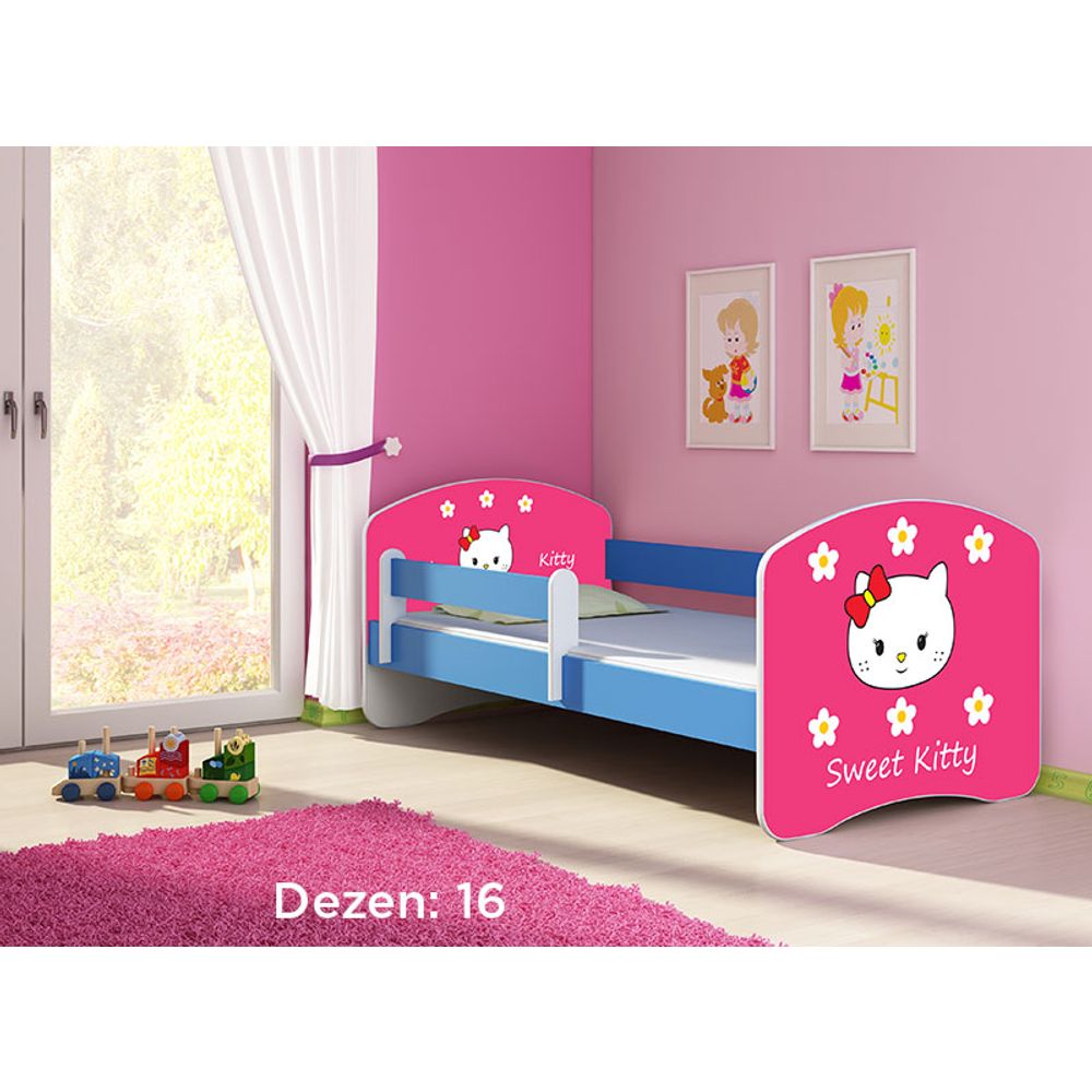 ACMA Dječiji krevet Acma II Blue - 140x70cm - Dezen 16 slika 2